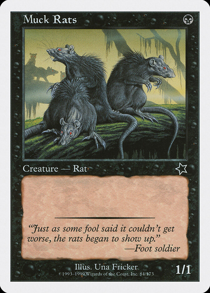 Muck Rats card front