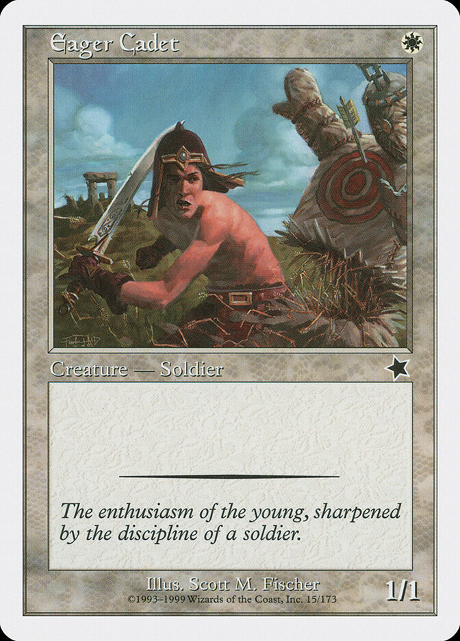 Eager Cadet card front
