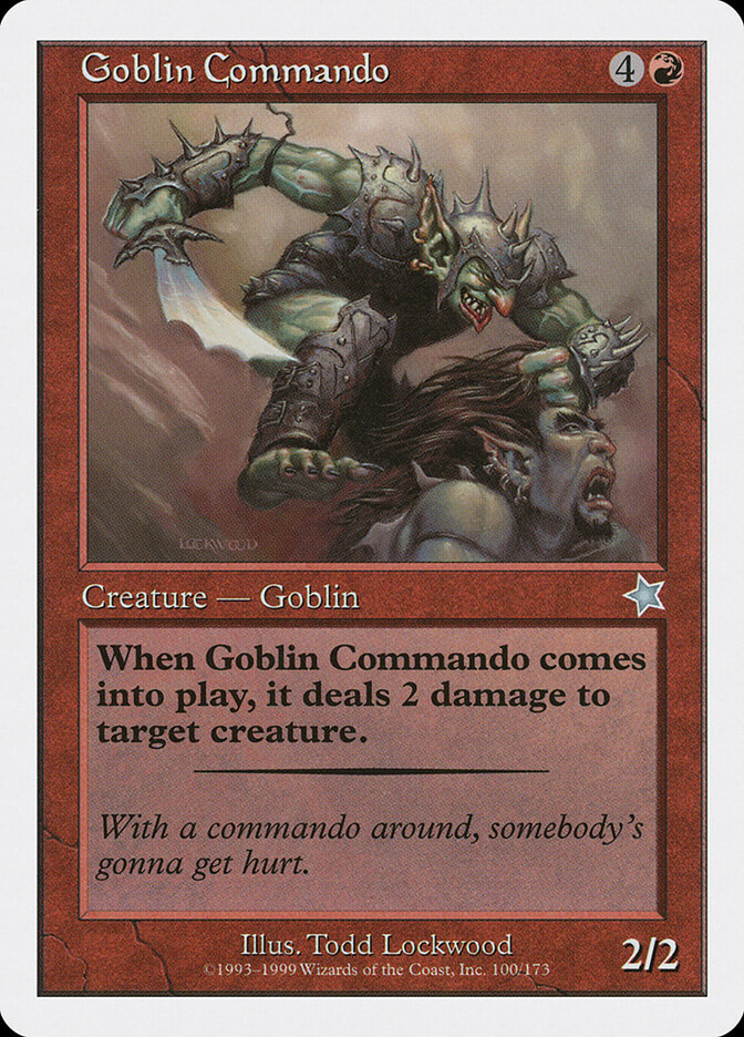 Goblin Commando card front