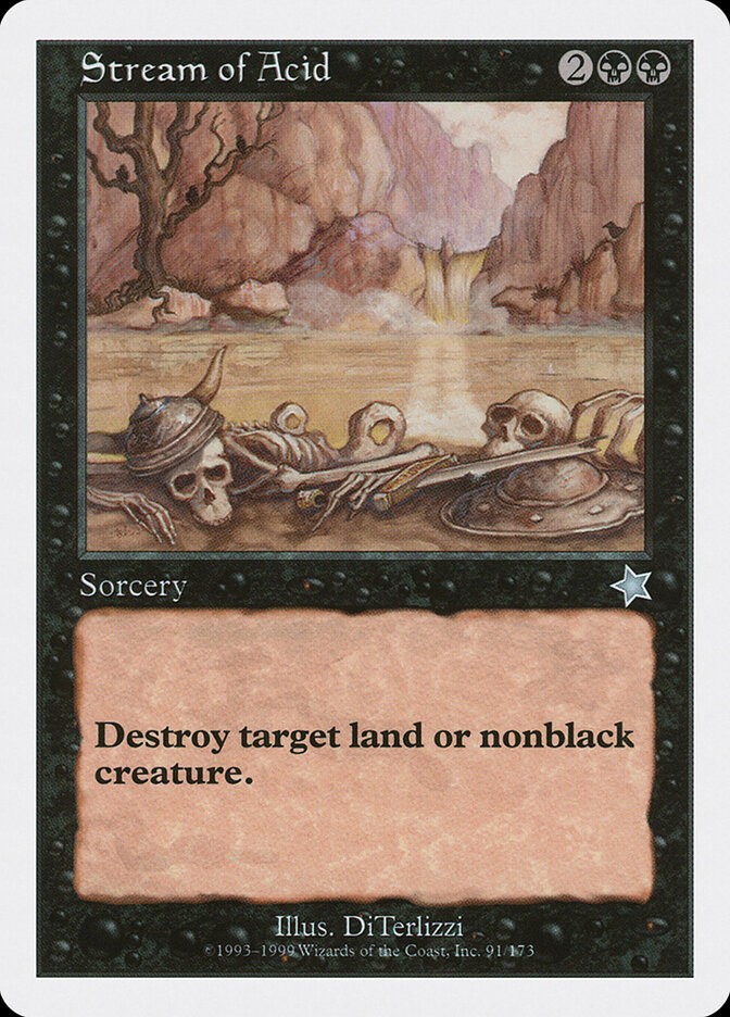 Stream of Acid card front