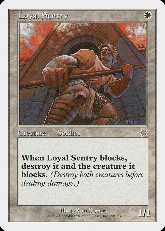 Loyal Sentry card front