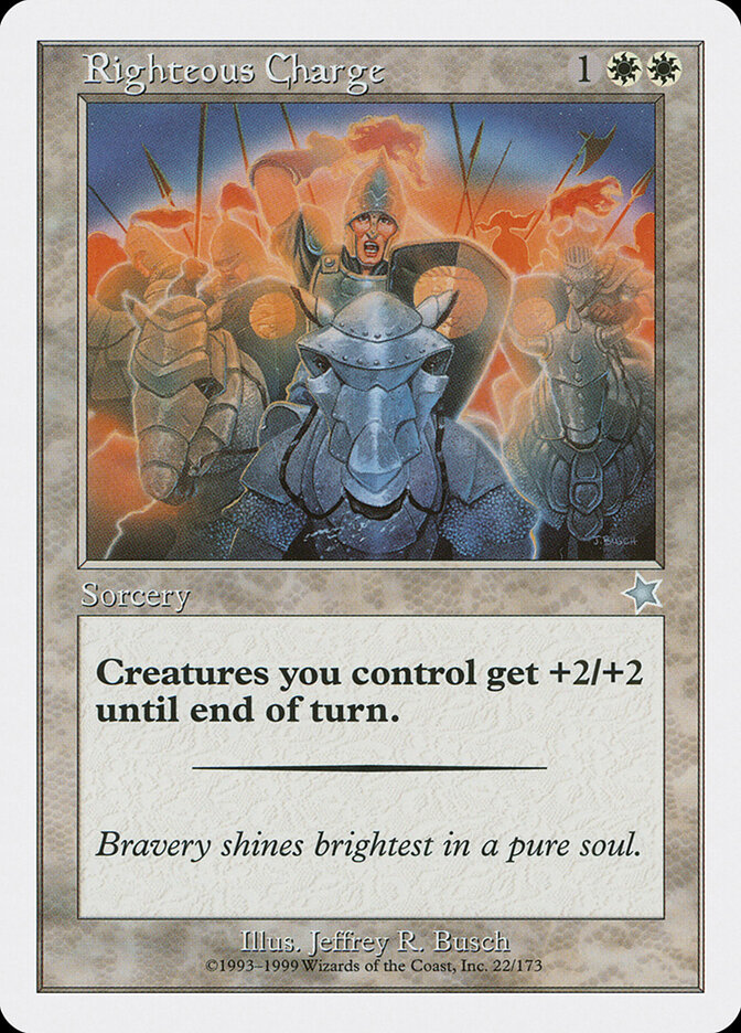 Righteous Charge card front