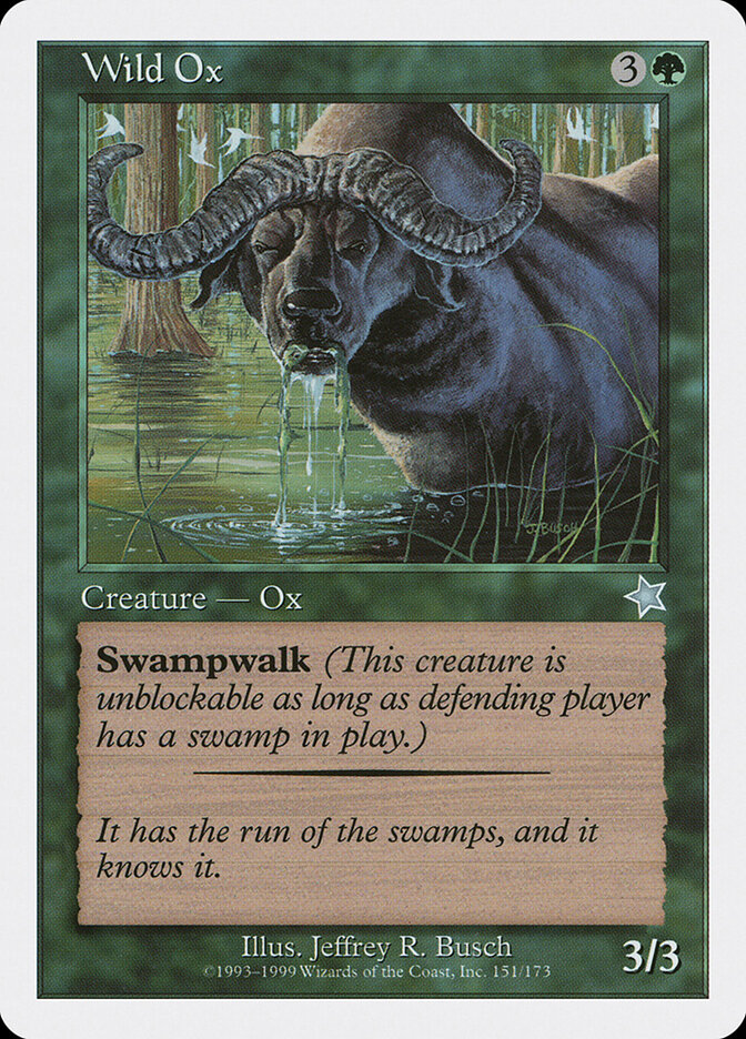 Wild Ox card front