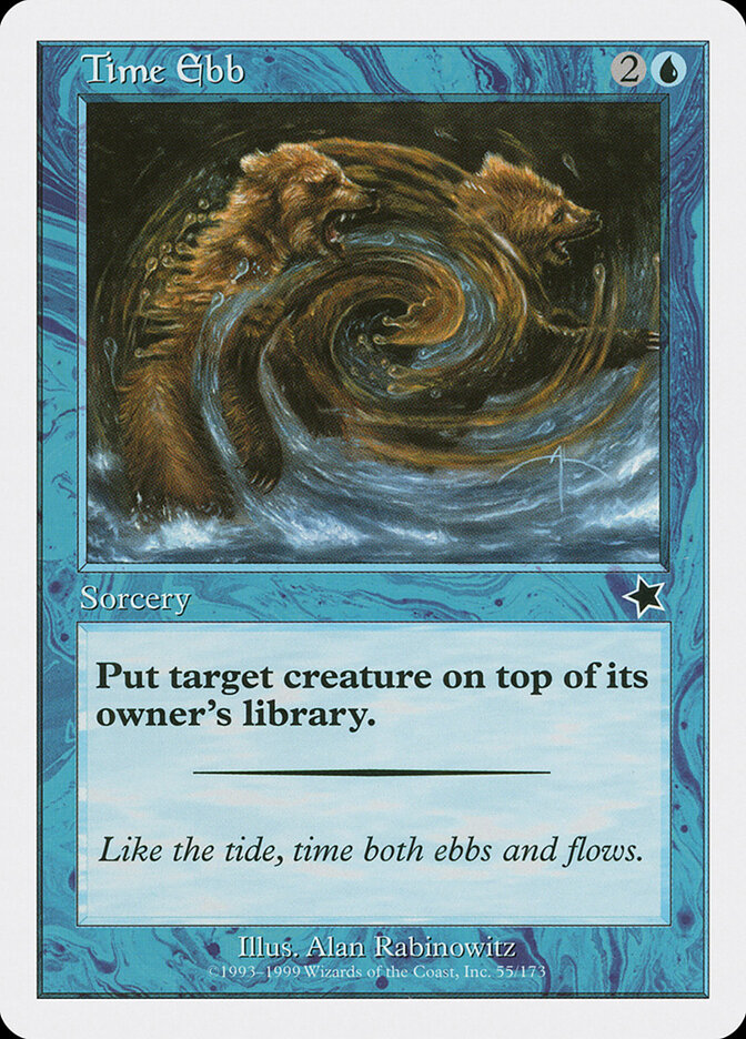 Time Ebb card front