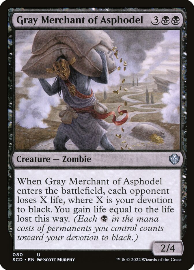 Gray Merchant of Asphodel card front