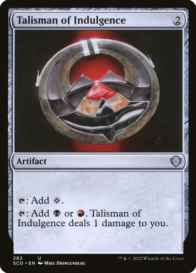 Talisman of Indulgence card front