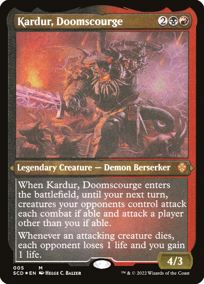 Kardur, Doomscourge card front