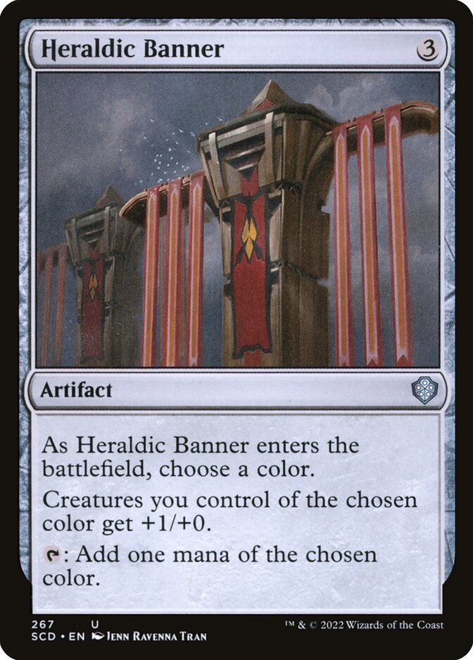 Heraldic Banner card front