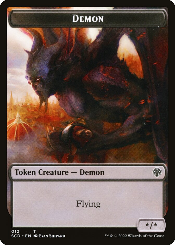 Demon card front
