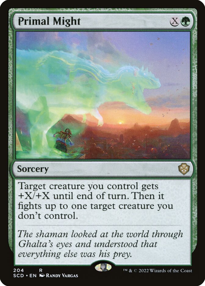 Primal Might card front