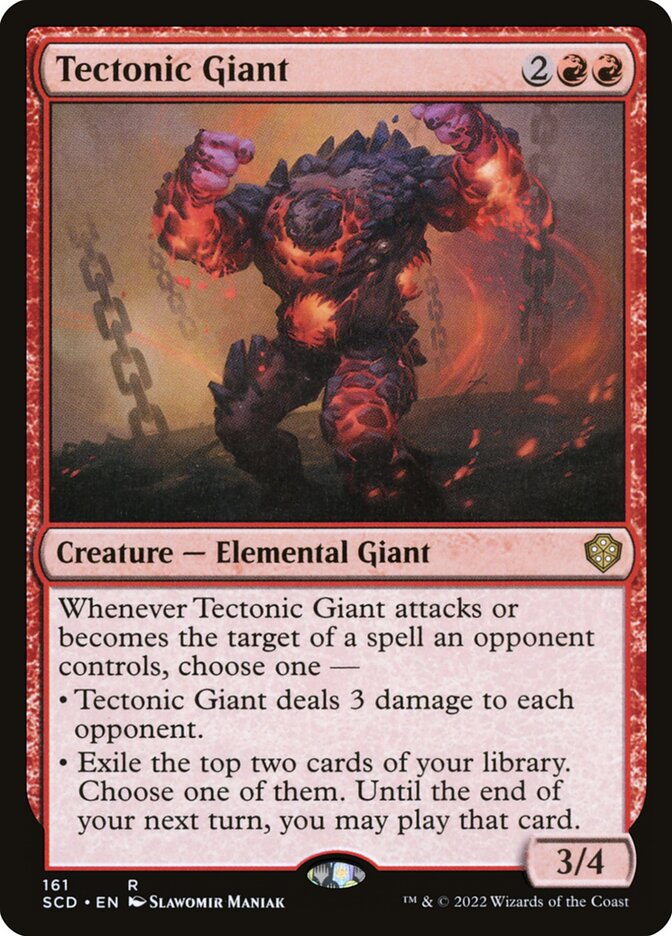 Tectonic Giant card front