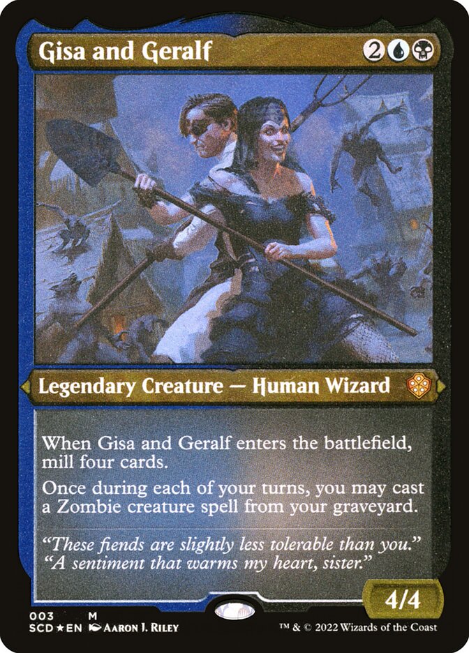 Gisa and Geralf card front