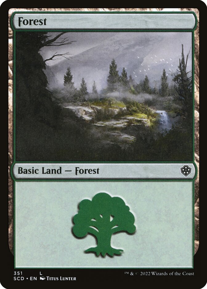 Forest card front