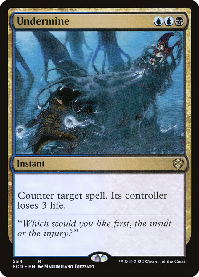 Undermine card front