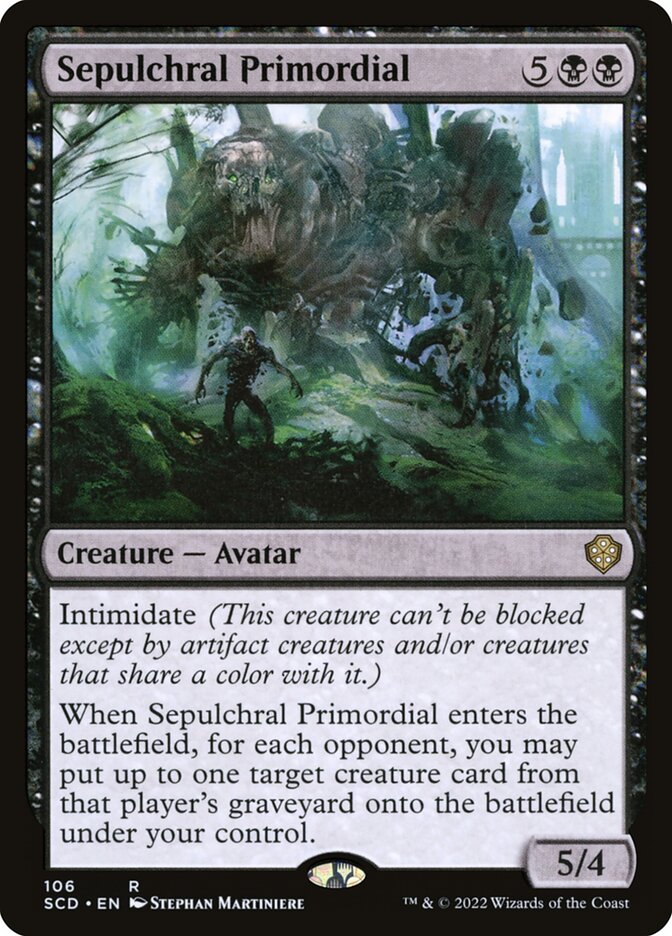 Sepulchral Primordial card front