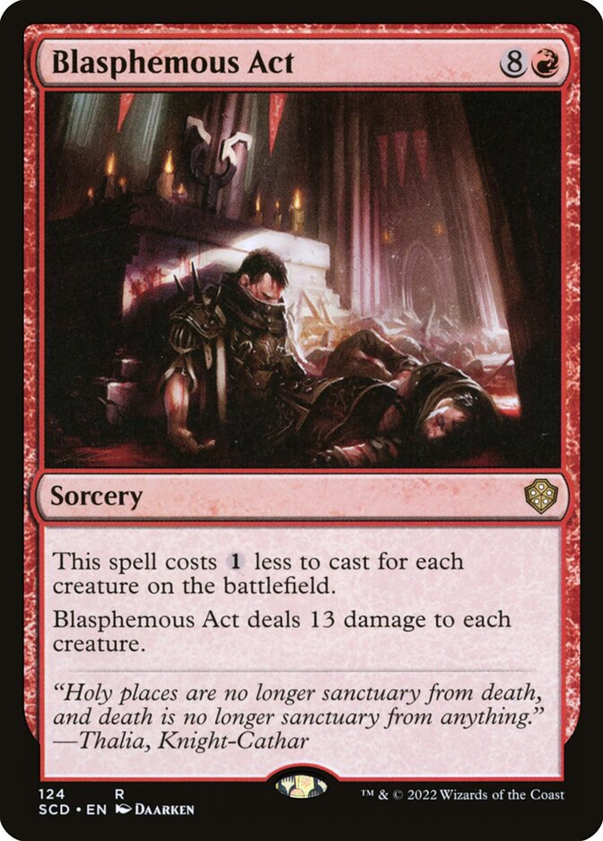Blasphemous Act card front