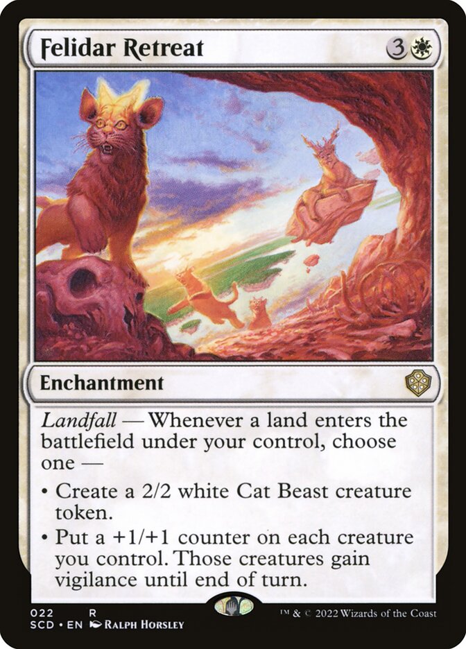 Felidar Retreat card front