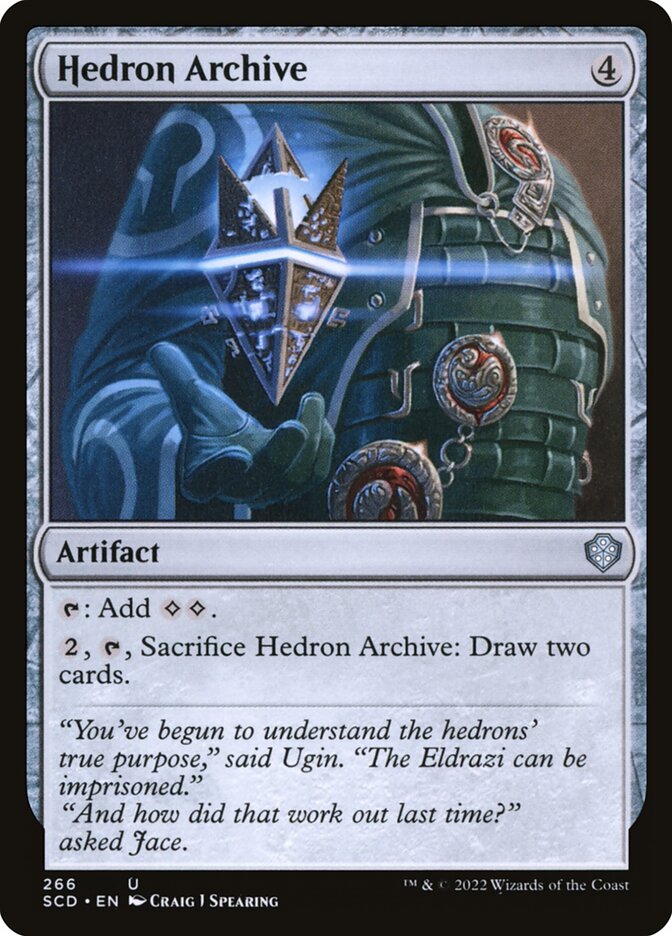 Hedron Archive card front