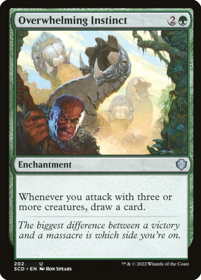 Overwhelming Instinct card front