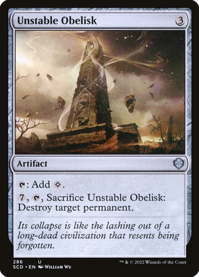 Unstable Obelisk card front