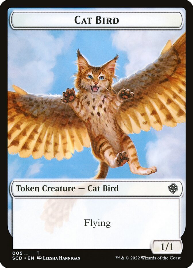 Cat Bird card front
