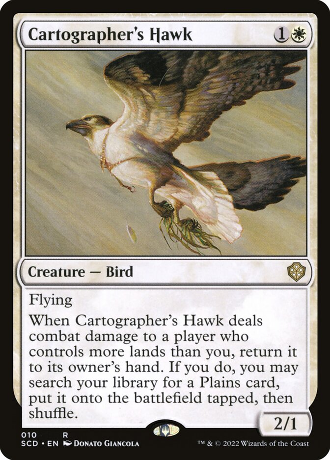 Cartographer's Hawk card front
