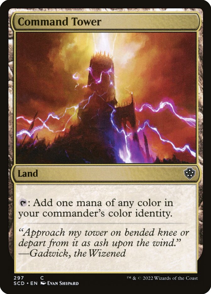 Command Tower card front