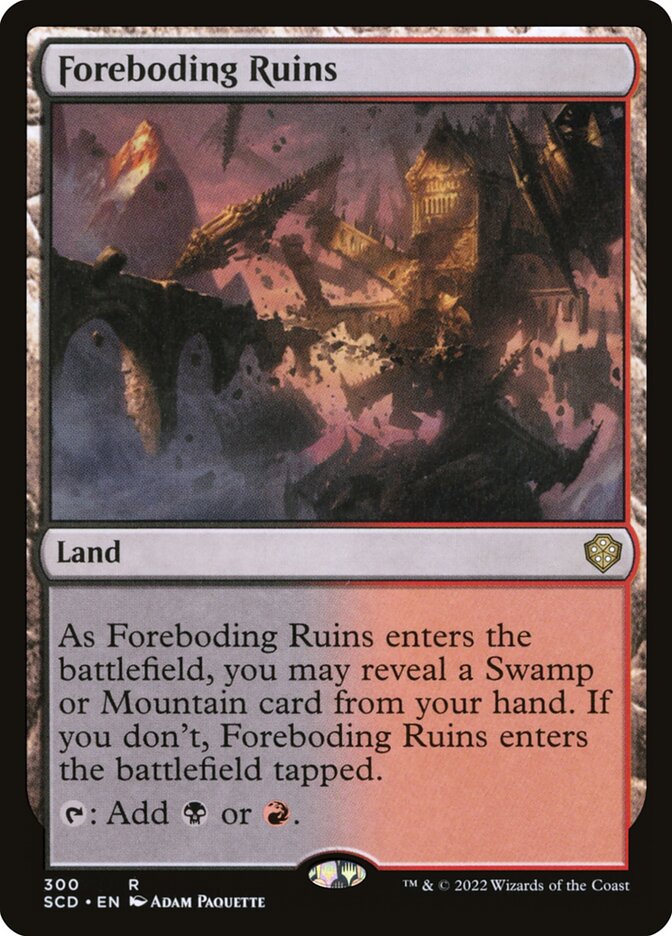 Foreboding Ruins card front