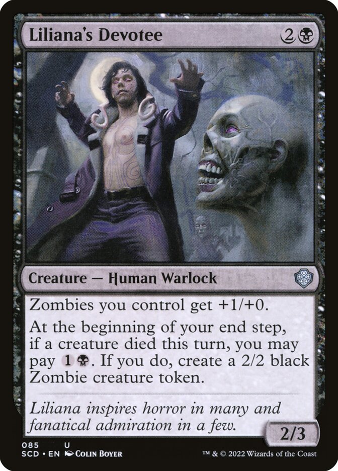 Liliana's Devotee card front