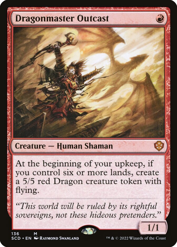 Dragonmaster Outcast card front