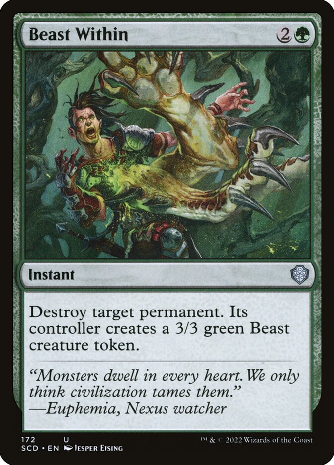 Beast Within card front