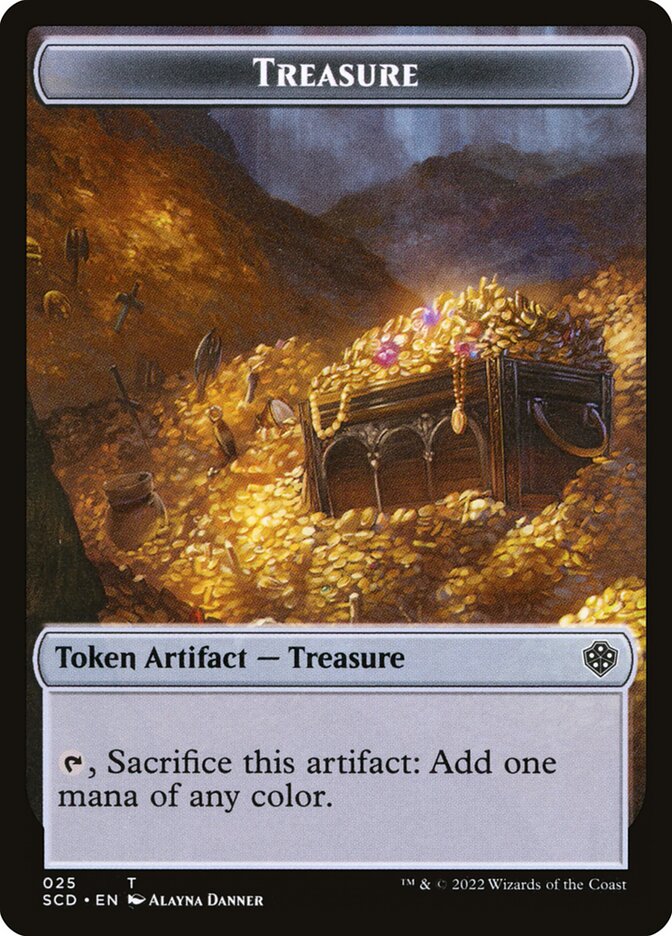 Treasure card front