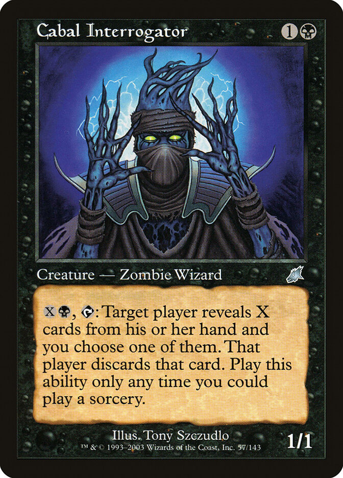 Cabal Interrogator card front