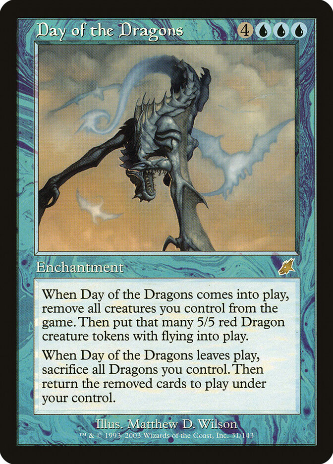 Day of the Dragons card front