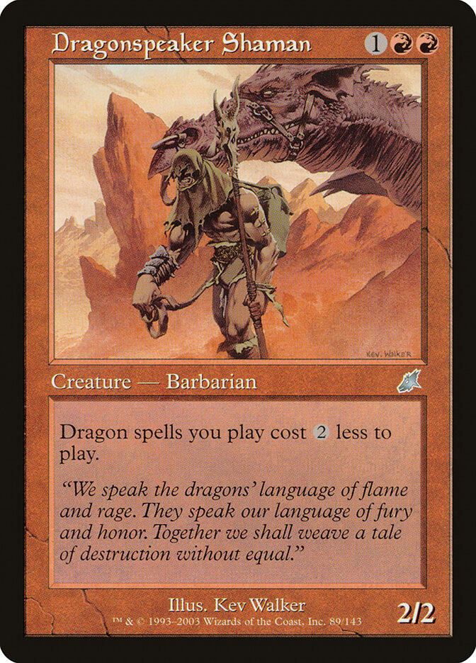 Dragonspeaker Shaman card front