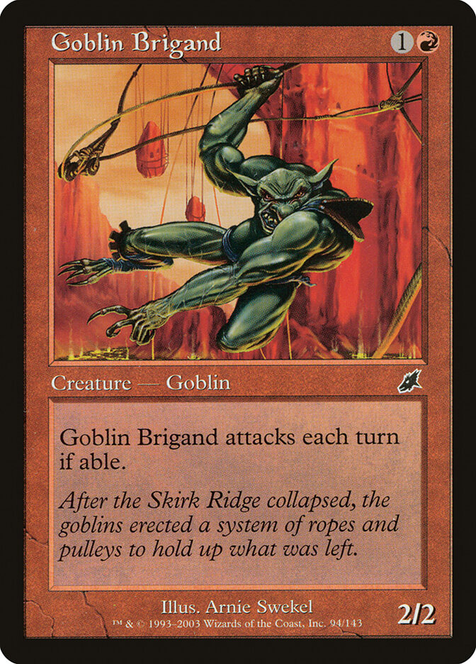 Goblin Brigand card front