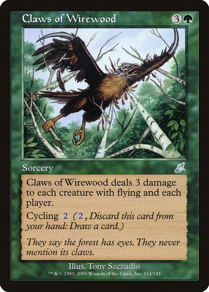 Claws of Wirewood card front