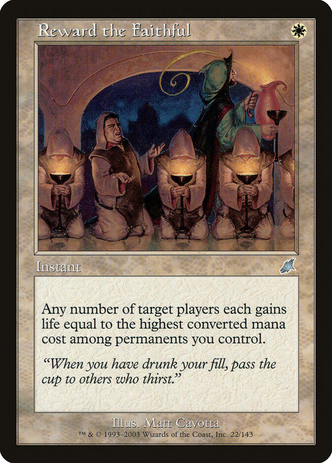 Reward the Faithful card front