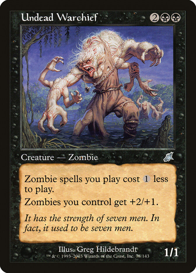 Undead Warchief card front