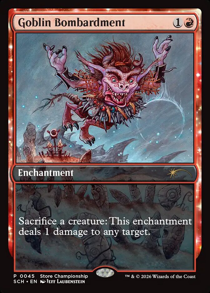 Goblin Bombardment card front