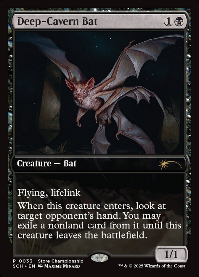 Deep-Cavern Bat card front