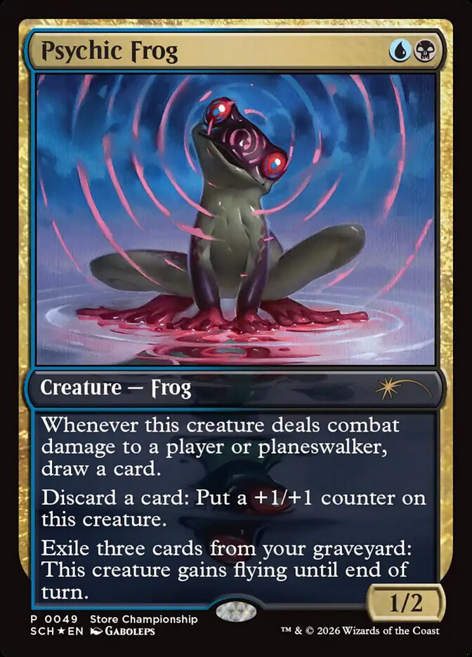 Psychic Frog card front