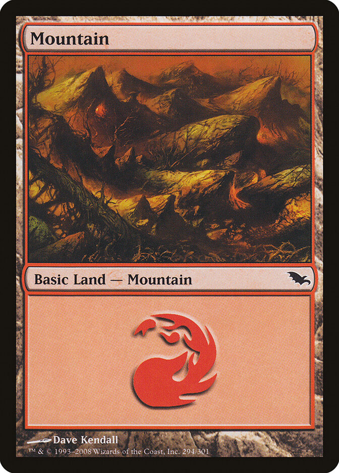 Mountain card front