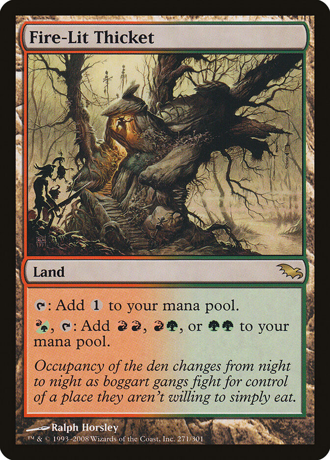 Fire-Lit Thicket card front