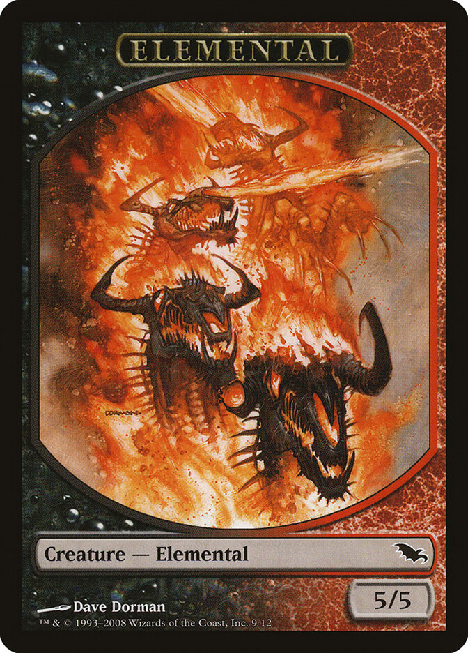 Elemental card front
