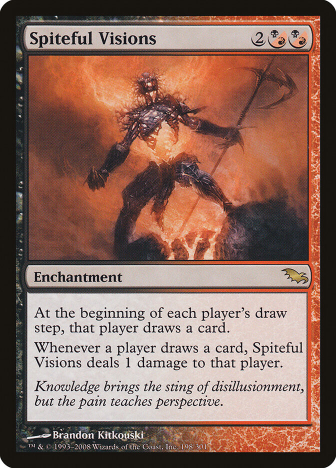 Spiteful Visions card front