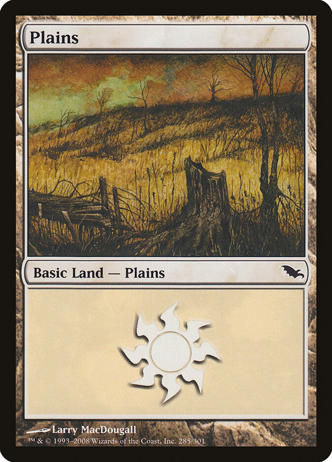 Plains card front