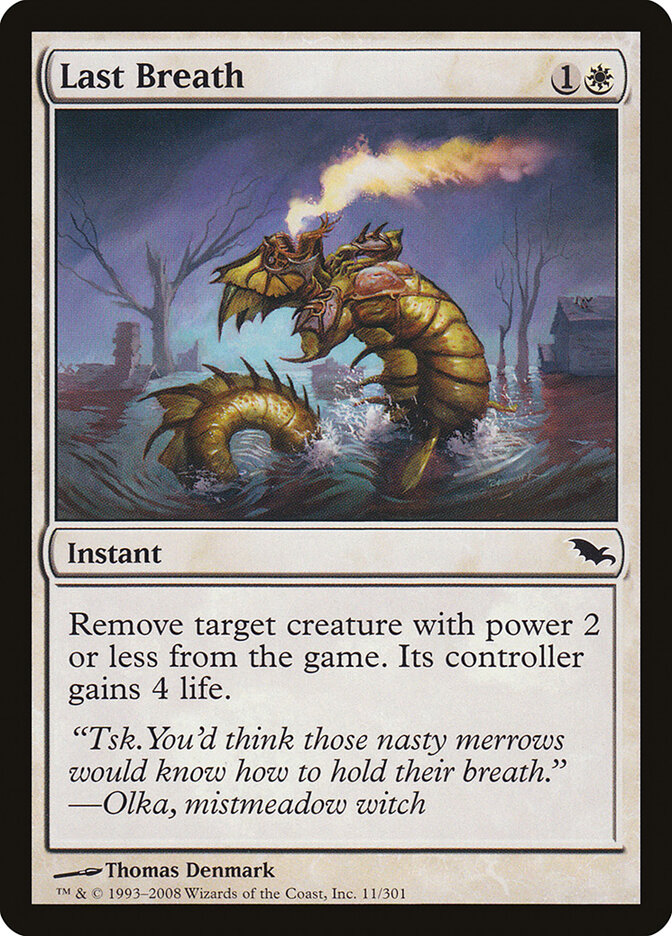 Last Breath card front