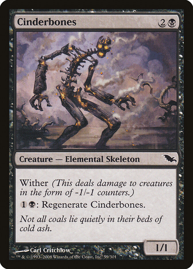Cinderbones card front