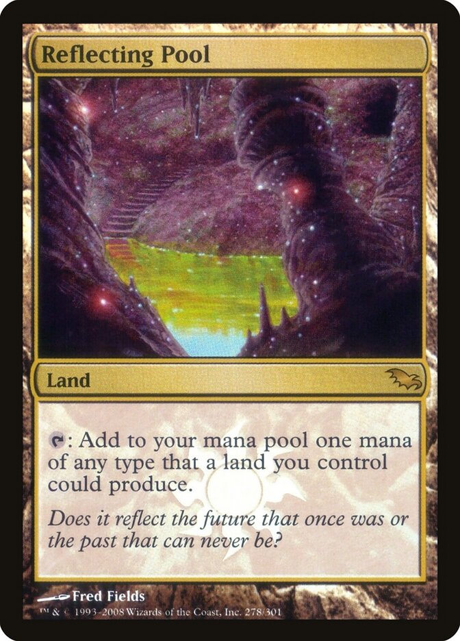 Reflecting Pool card front